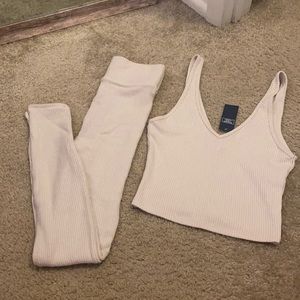 A&F Ribbed Lounge Set